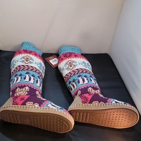 BRAND NEW MUK LUKS® WOMEN'S  ANGIE SLIPPERS –MULTI -COLOR - Picture 7 of 15